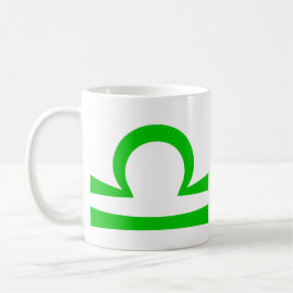 Taza De Café Libra en verde