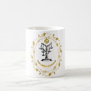 Taza De Café Libra Zodiaco Lujo Estética Estrellas Arte
