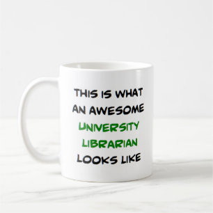 Taza De Café librarian university, awesome