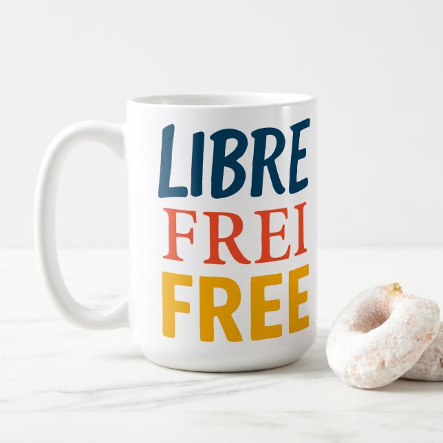 Taza De Café Libre (Con donut)