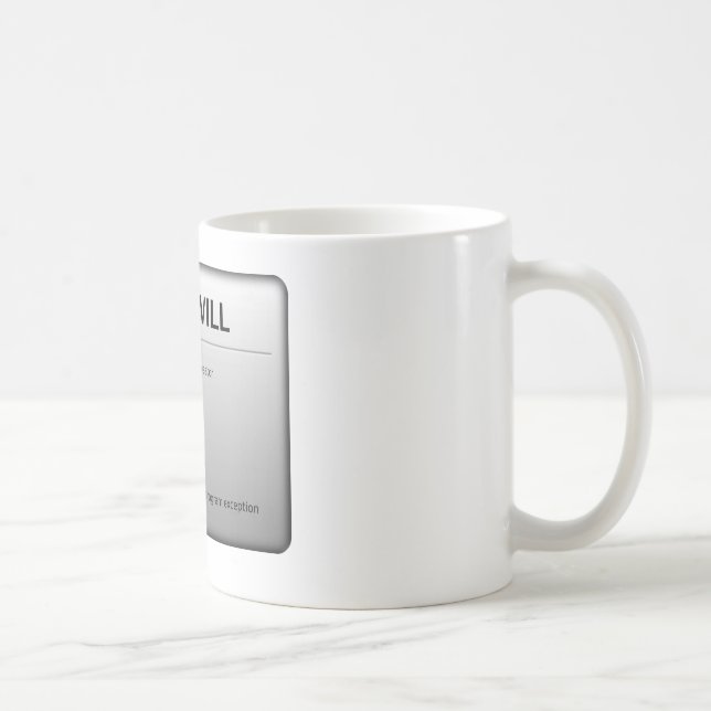Taza De Café Libre albedrío (Derecha)