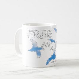 Taza De Café Libre como pájaro
