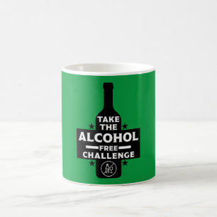 Taza De Café Libre De Alcohol Y Sobrio
