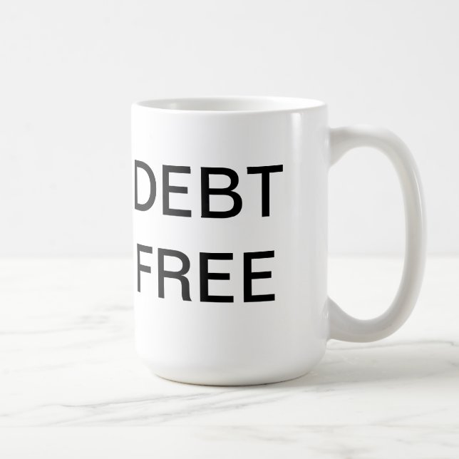 Taza de café libre de la deuda (Derecha)