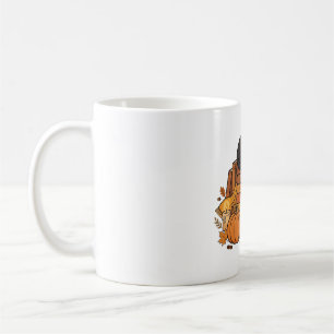 Taza De Café Librería Black Cat Arte acogedor de Halloween