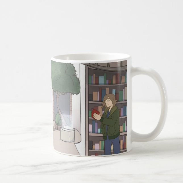 Taza De Café Librería del registro de la misión (Derecha)