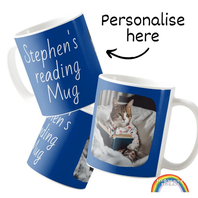 Taza De Café Librero personalizado amante de los libros libro d (Subido por el creador)