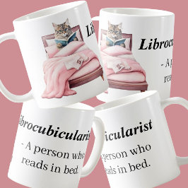 Taza De Café Libreros brocubiculares leyendo en la cama