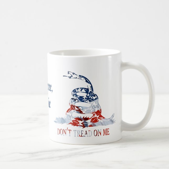 Taza De Café Libres vivos, o mueren (Derecha)