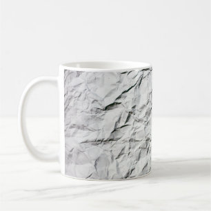 Taza De Café Libro Blanco Arrugado