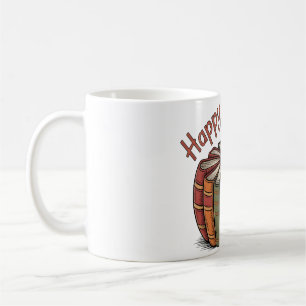 Taza De Café Libro Calabaza Feliz Cumpleaños