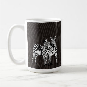 Taza De Café Libro de estampado de cebra