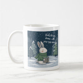 Taza De Café Libro de lectura acogedor de invierno