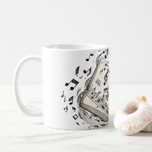Taza De Café Libro de Partituras de Música Clásica