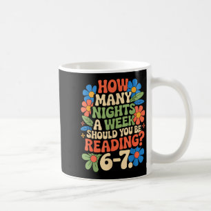 Taza De Café Libro divertido de lectura Profesor 67 Seis Siete 