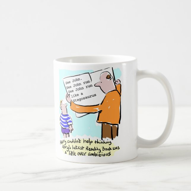 Taza De Café Libro infantil bastante ambicioso. Profesora (Derecha)