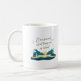 Taza De Café Libro Inspirador Serene Blue