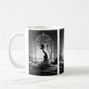 Taza De Café Libro Kitty saluda al tazón del café matutino