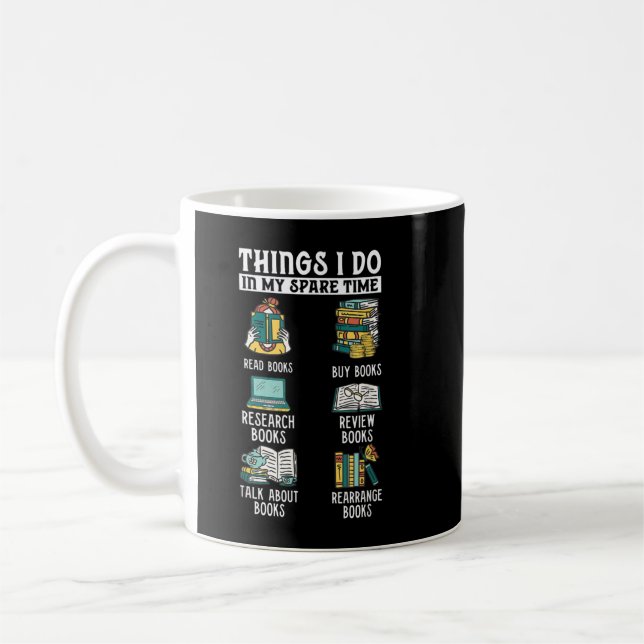 Taza De Café Libro Leyendo libros Revisando libros Tiempo libre (Izquierda)