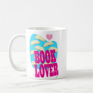 Taza De Café Libro Lover Sweet Reader Love Logo Art