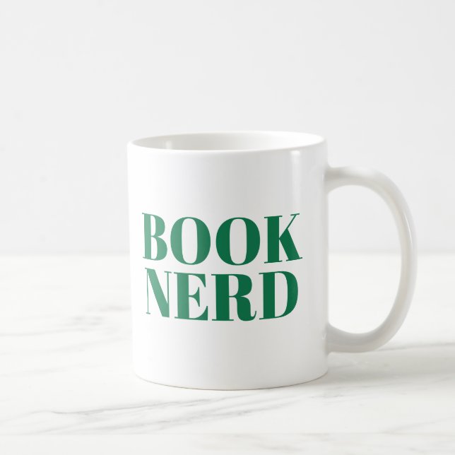 Taza De Café Libro Nerd Cute Moderno Lovers Mug (Derecha)