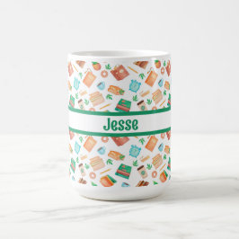 Taza De Café Libros, Café, Té, Suculentos,