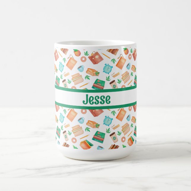 Taza De Café Libros, Café, Té, Suculentos, (Centro)