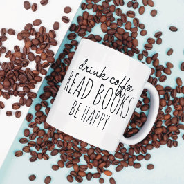 Taza De Café Libros de Café Felicidad
