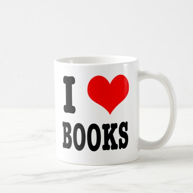 TAZA DE CAFÉ LIBROS DE CORAZÓN (AMOR) (Derecha)