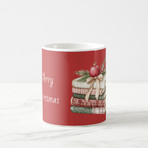 Taza De Café Libros de Granada de Frutas Rojas Navidad