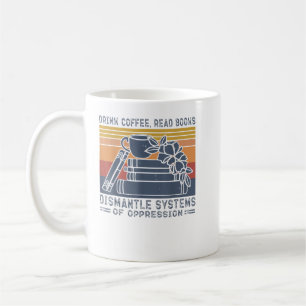 Taza De Café Libros De Lectura De Café Para Bebidas Desmantelar