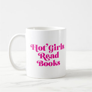 Taza De Café Libros de lectura de Chicas calientes