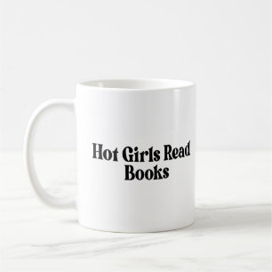 Taza De Café Libros de lectura de Chicas calientes