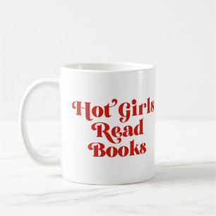Taza De Café Libros de lectura de Chicas calientes