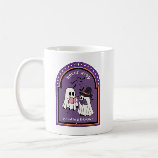 Taza De Café Libros de lectura de libros espeluznantes Ghostie