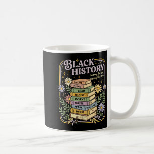 Taza De Café Libros del mes de la historia negra negra afroamer
