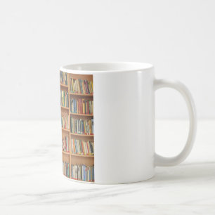 Taza De Café Libros en el estante