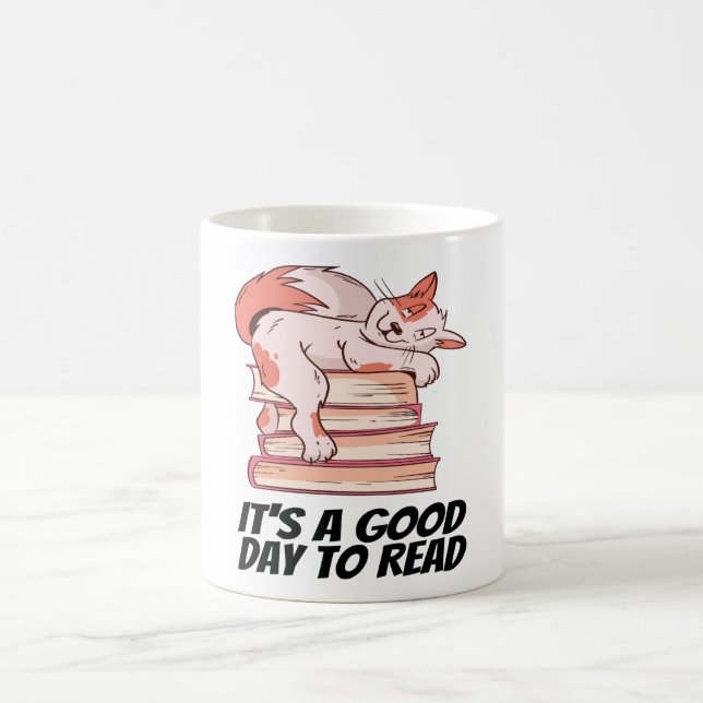 Taza De Café Libros - Es un buen día para leer (Centro)