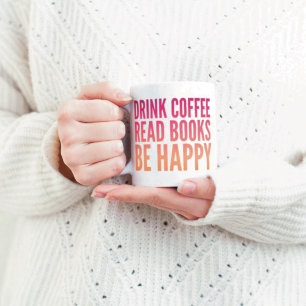 Taza de café Libros Felicidad