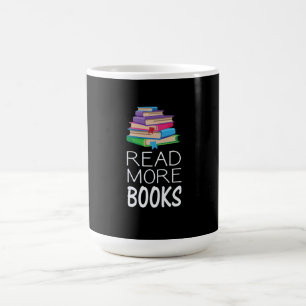 Taza De Café Libros - Leer Más Libros