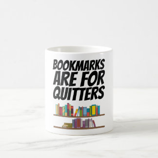 Taza De Café Libros - Los Marcadores Son Para Quitters