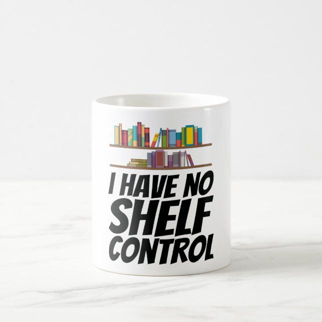 Taza De Café Libros - No tengo control de estantes (Centro)