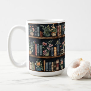 Taza De Café Libros sin fin Retro