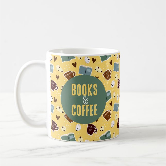 Taza De Café Libros y café (Izquierda)