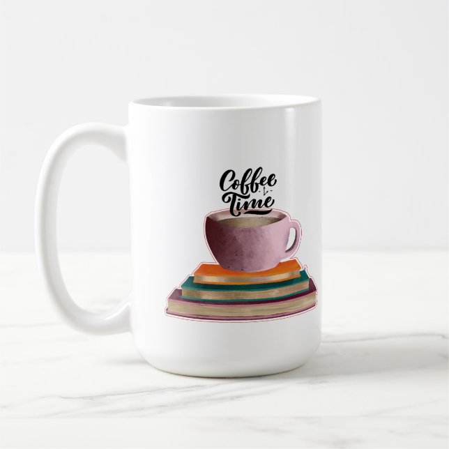 Taza De Café Libros y Café (Izquierda)