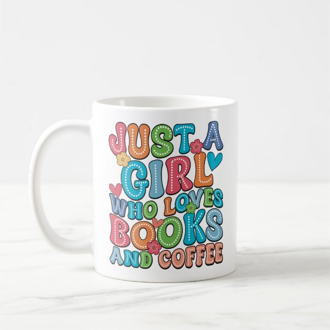 Taza De Café Libros y Café Lover (Izquierda)