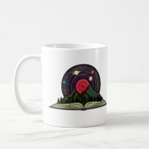 Taza De Café Libros y músicos amantes del disco retro vinil