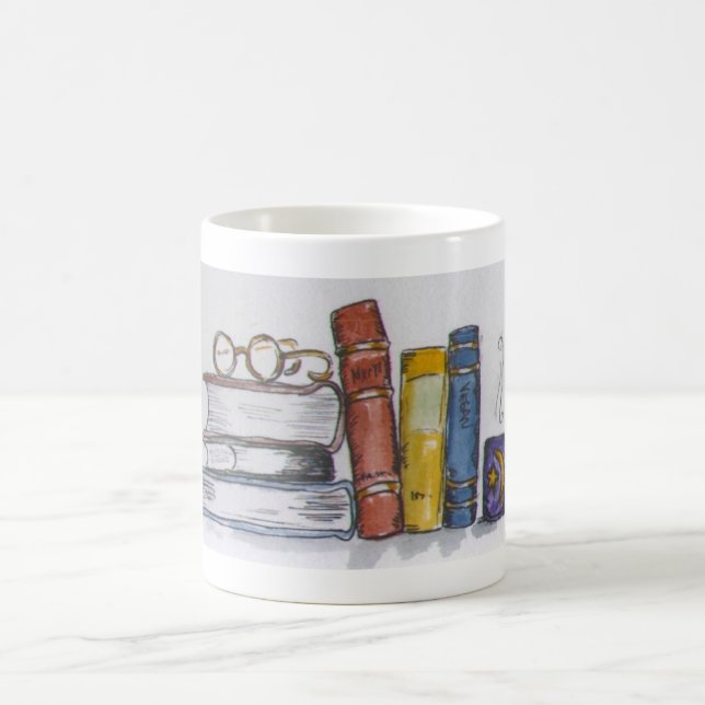 Taza De Café Libros y té (Centro)