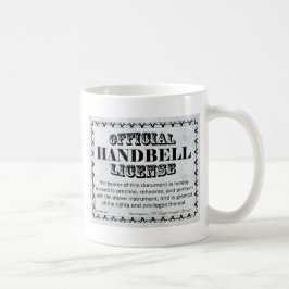 Taza De Café Licencia de Handbell