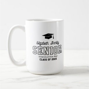 Taza De Café Licenciado en Universidad con Guión de Año Persona